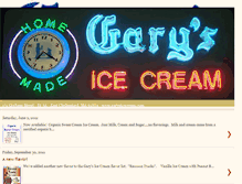 Tablet Screenshot of garysicecream.blogspot.com