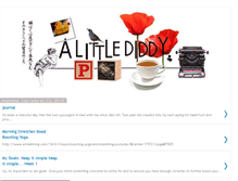 Tablet Screenshot of alittlediddy.blogspot.com