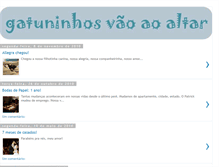 Tablet Screenshot of gatuninhos.blogspot.com