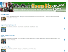 Tablet Screenshot of mama-homebiz-my.blogspot.com