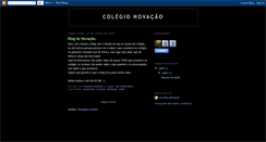 Desktop Screenshot of colegionovacao.blogspot.com