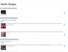 Tablet Screenshot of heidisdesigns.blogspot.com