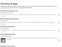Tablet Screenshot of infertility-hope.blogspot.com