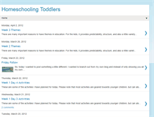 Tablet Screenshot of homeschoolingtoddler.blogspot.com