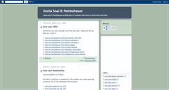 Desktop Screenshot of duniabelajar007.blogspot.com