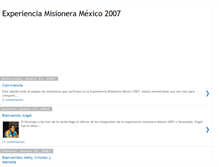 Tablet Screenshot of mexico2007.blogspot.com