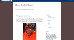 Desktop Screenshot of dressupfordinner.blogspot.com