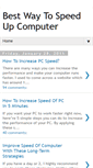 Mobile Screenshot of bestwaytospeedupcomputer.blogspot.com
