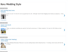 Tablet Screenshot of koruwedding.blogspot.com