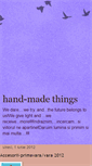 Mobile Screenshot of hand-madethings.blogspot.com