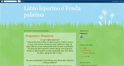 Desktop Screenshot of labioleporinofendapalatina.blogspot.com