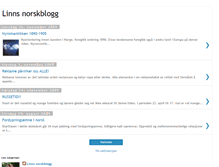 Tablet Screenshot of linnsnorskblogg.blogspot.com