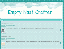 Tablet Screenshot of emptynestcrafter.blogspot.com