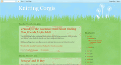 Desktop Screenshot of corgiknit.blogspot.com