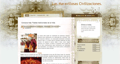 Desktop Screenshot of maravillosascivilizaciones.blogspot.com