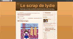 Desktop Screenshot of lydie-scrap.blogspot.com