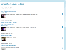 Tablet Screenshot of education-cover-letters.blogspot.com