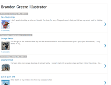 Tablet Screenshot of bgreenillustrator.blogspot.com