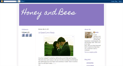 Desktop Screenshot of honeyand-bees.blogspot.com