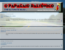 Tablet Screenshot of papagaiodaltonico.blogspot.com