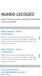 Mobile Screenshot of mundolecogeo.blogspot.com