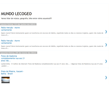 Tablet Screenshot of mundolecogeo.blogspot.com