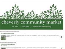 Tablet Screenshot of cheverlycommunitymarket.blogspot.com