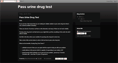 Desktop Screenshot of drugtestservices.blogspot.com