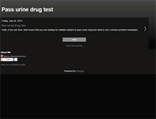 Tablet Screenshot of drugtestservices.blogspot.com