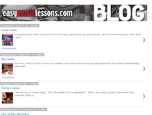 Tablet Screenshot of easymusiclessons.blogspot.com