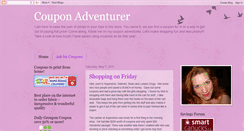 Desktop Screenshot of couponadventurer.blogspot.com