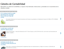 Tablet Screenshot of catedradecontabilidad.blogspot.com