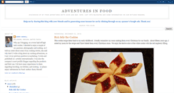 Desktop Screenshot of adventuresinfood123.blogspot.com