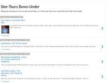 Tablet Screenshot of deetoursdownunder.blogspot.com