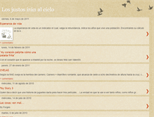 Tablet Screenshot of losjustosirnalcielo.blogspot.com