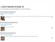 Tablet Screenshot of ilovefashionschool87.blogspot.com