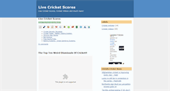 Desktop Screenshot of live-cricket-scores.blogspot.com