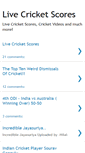 Mobile Screenshot of live-cricket-scores.blogspot.com