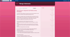 Desktop Screenshot of bungaindonesia.blogspot.com