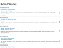 Tablet Screenshot of bungaindonesia.blogspot.com