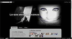 Desktop Screenshot of loquedicenmispaginas.blogspot.com