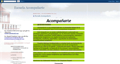 Desktop Screenshot of escuelaacompanarte.blogspot.com