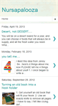 Mobile Screenshot of nursapalooza.blogspot.com
