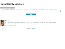 Tablet Screenshot of magnificentlymatchless.blogspot.com