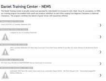 Tablet Screenshot of danieltrainingnews.blogspot.com