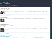 Tablet Screenshot of jaywalkingpodcast.blogspot.com