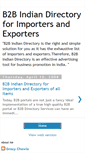 Mobile Screenshot of indianb2bdirectory.blogspot.com