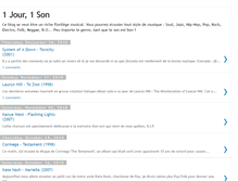 Tablet Screenshot of 1jour1son.blogspot.com