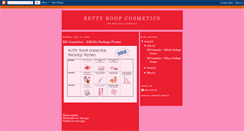 Desktop Screenshot of bettyboopcosmetics.blogspot.com