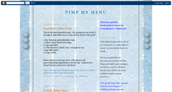 Desktop Screenshot of pimpmymenu.blogspot.com